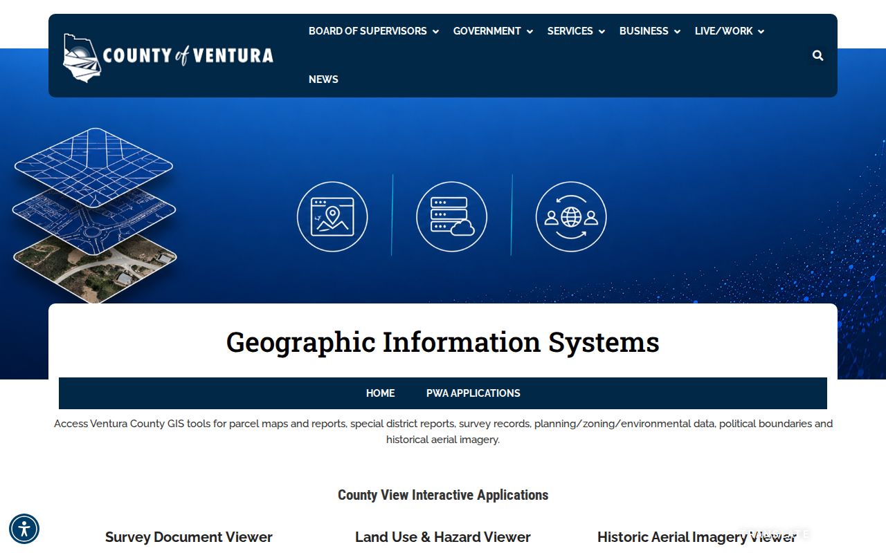 Moorpark people search with Ventura County View parcel maps